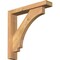 Ekena Millwork Imperial Block Smooth Bracket w/ Offset Brace, Western Red Cedar, 3 1/2"W x 18"D x 18"H BKT0402X18X18IMP05SWR - alternate 1